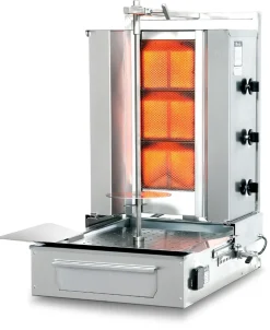 POTIS F GD3 Gyrosgrill Dönergrill Kebabgrill 40 kg, Motor unten, 