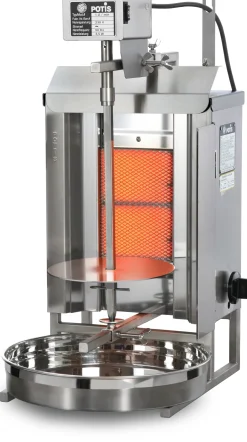 POTIS GD1 Gas Gyrosgrill Dönergrill Kebabgrill 7 kg, 