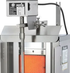 POTIS GD1 Gas Gyrosgrill Dönergrill Kebabgrill 7 kg, "ERDGAS"