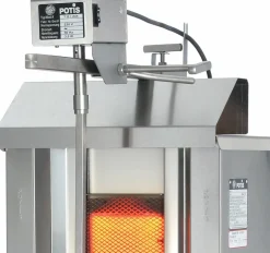 POTIS GD2 Gyrosgrill Dönergrill Kebabgrill 30 kg, "ERDGAS"