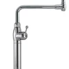PREMIUM Knebel-Mischbatterie mit Doppel Schwenkhahn 1/2 Zoll Wasseranschluß