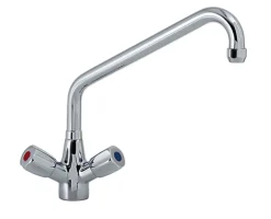 PREMIUM Knebel-Mischbatterie mit Schwenkhahn 1/2 Zoll Wasseranschluß