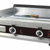 Profi Gas-Grillplatte Chrom 800 glatt - Erdgas 2x 3kW