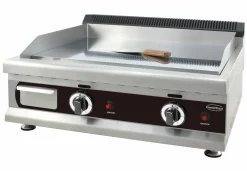 Profi Gas-Grillplatte Chrom 800 glatt - Propan 2x 3kW