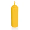 Quetschflasche Set, Ø 7 cm, 0,7 Liter, gelb, Set á 6 Stück, Polyethylen
