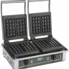 ROLLER GRILL Doppel-Waffeleisen Brüsseler Waffelform