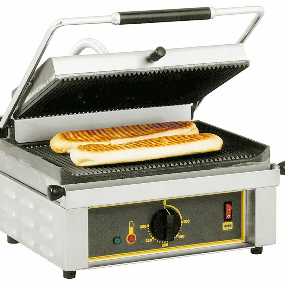ROLLER GRILL Kontaktgrill, gerillt, 3 kW, 430x385x220mm