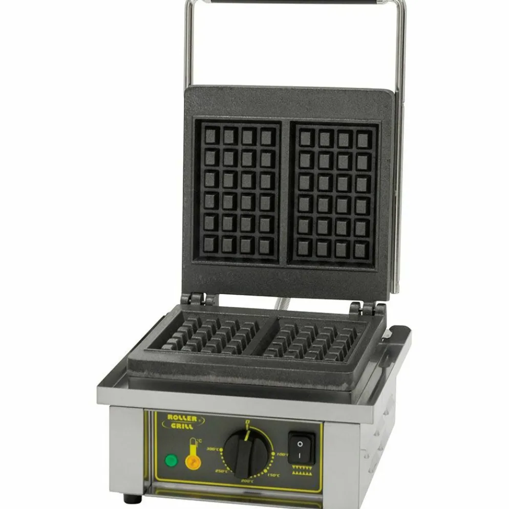 ROLLER GRILL Waffeleisen, Lütticher Waffelform, 305 x 440 x 230 mm