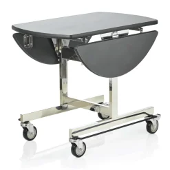 Roomservicewagen, 105 x 90 x 75 cm, Chromnickelstahl, MDF