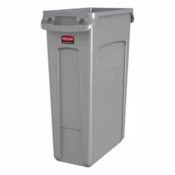 Rubbermaid Slim Jim Abfalleimer 87L in grau
