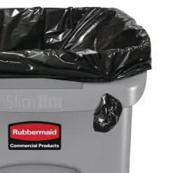 Rubbermaid Slim Jim Abfalleimer 87L in grau