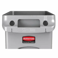 Rubbermaid Slim Jim Abfalleimer 60L in grau