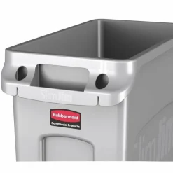 Rubbermaid Slim Jim Abfalleimer 60L in grau