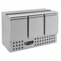 Saladette mit Deckel, 3 Türen, 4x 1/1GN, Breite 1370mm
