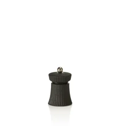 Salzmühle mit Edelstahl Mahlwerk IRON CRUSH, Höhe 9,5 cm, schwarz, Gusseisen