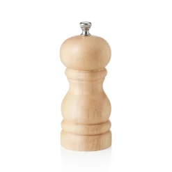 Salzmühle mit Keramikmahlwerk CLASSIC MILL, Höhe 11 cm, natur lackiert, Holz