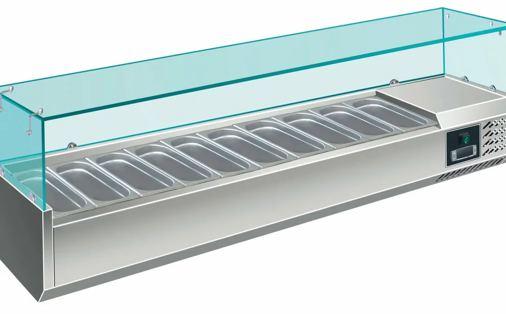 SARO Aufsatzkühlvitrine EVRX 2000mm, 10x 1/4GN