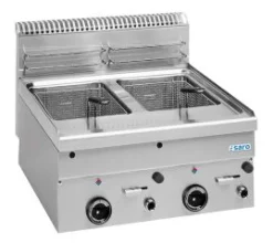 SARO Auftisch Gas-Fritteuse 8+8 L, 7,4 kW