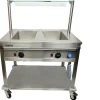 SARO Bain Marie Trolley 2x 1/1 GN, Bedienung lange Seite
