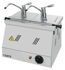 SARO Bain Marie 2 x 1/6 GN 200 mit Dispenser BM-0216