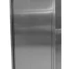 SARO Edelstahlhochschrank 2 Schiebetüren, Breite 1000mm