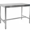 SARO Edelstahltisch B 2000 x T 600 mm ohne Unterblatt