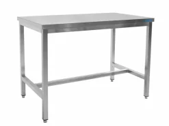 SARO Edelstahltisch B 2000 x T 600 mm ohne Unterblatt