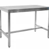 SARO Edelstahltisch B 1800 x T 600 mm ohne Unterblatt