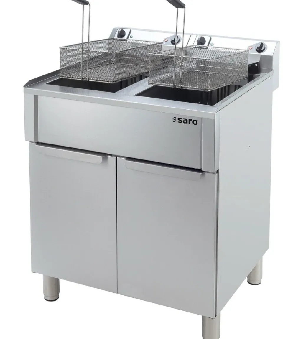 SARO Elektrofritteuse BRAGA 20+20 L, 2x 400V, 2x 18 kW