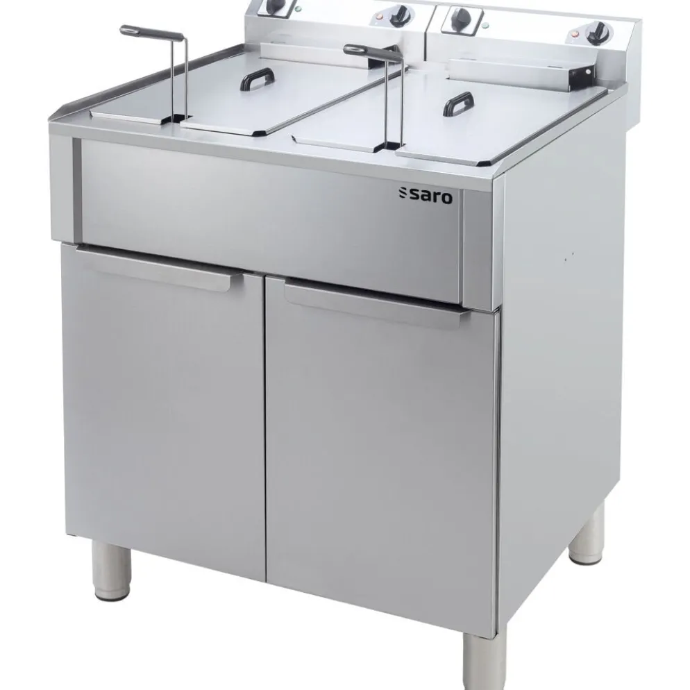 SARO Elektrofritteuse PORTO 10+10 L, 2x 400V, 2x 7,5kW