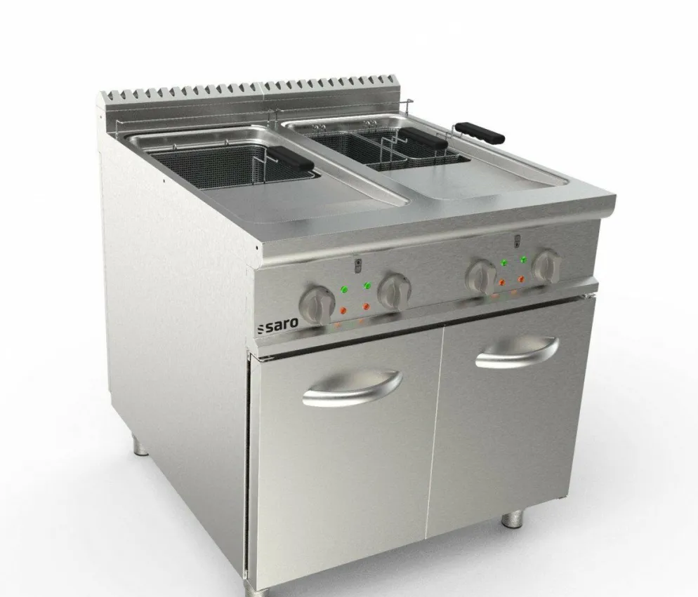 SARO Elektrofritteuse 2 x 21 L Modell LQ / FRE2V21