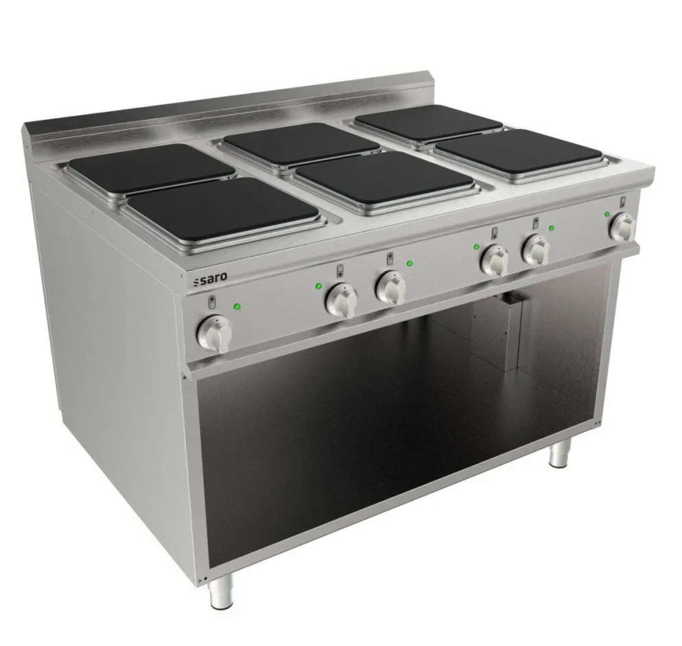 SARO Elektroherd 6 Platten mit je 4kW, LQ / CQE6BA