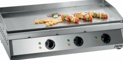 SARO FRY TOP 760 | Profi-Griddleplatte | Edelstahl | 9 kW | 3 Zonen