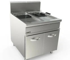 SARO Gasfritteuse LQ / FLG2V22 2x 22 Liter, 42kW