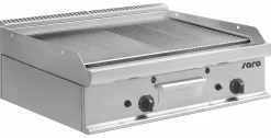 SARO Gas-Griddleplatte, 1/2 glatt + 1/2 gerillt-, E7/KTG2BBM
