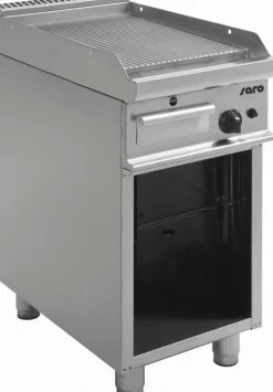 SARO Gas-Griddleplatte mit offenem Unterbau E7/KTG1BAR