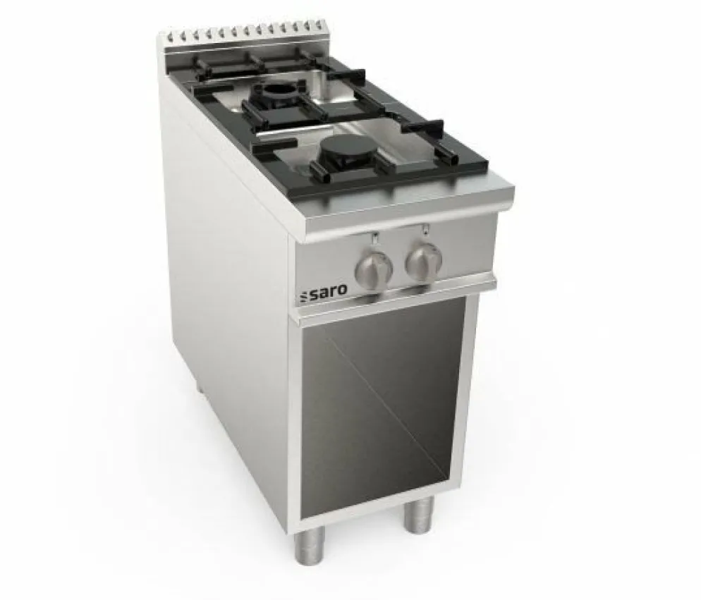 SARO Gasherd offener Unterbau 2 Brenner LQ / CUG2BA
