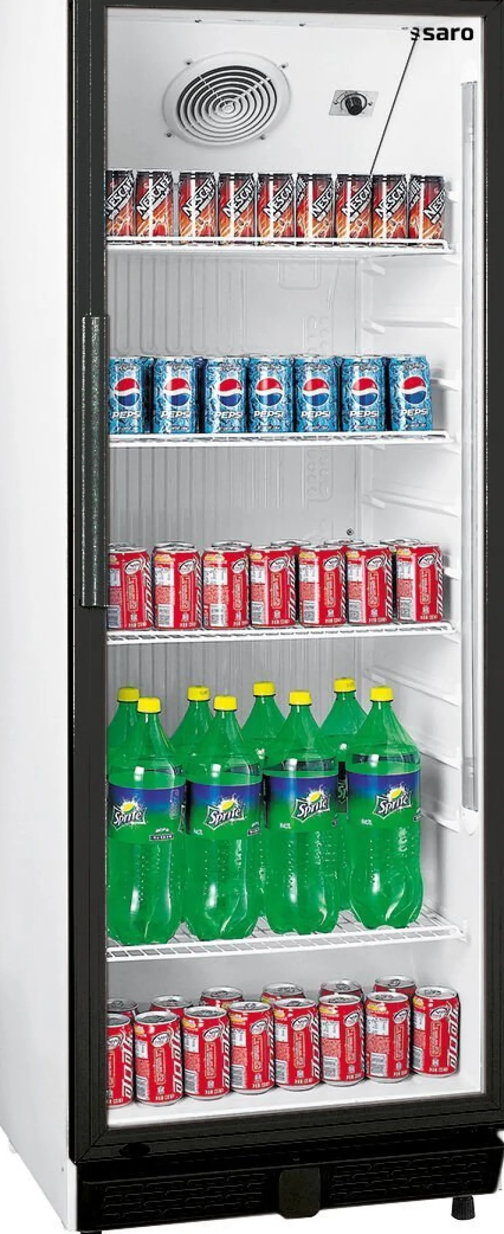 SARO Getränkekühlschrank mit Glastür GTK 230