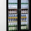 SARO Getränkekühlschrank mit Werbetafel 2-türig GTK 800