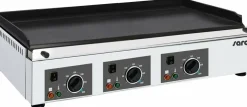 SARO GPK 800 | Profi-Griddleplatte | Edelstahl | 6 kW | 3 Zonen