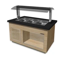 SARO Heißes Buffet für 3x 1/1 GN, Premium Line SB-H130 OAK