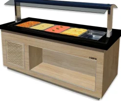 SARO Heißes Buffet für 5x 1/1 GN, PREMIUM LINE SB-H200 OAK