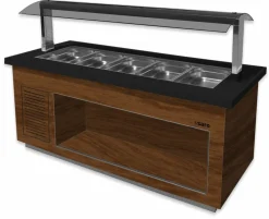 SARO Heißes Buffet Premium SB-H200 braun/schwarz für 5x 1/1 GN