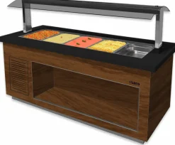 SARO Heißes Buffet Premium SB-H200 braun/schwarz für 5x 1/1 GN