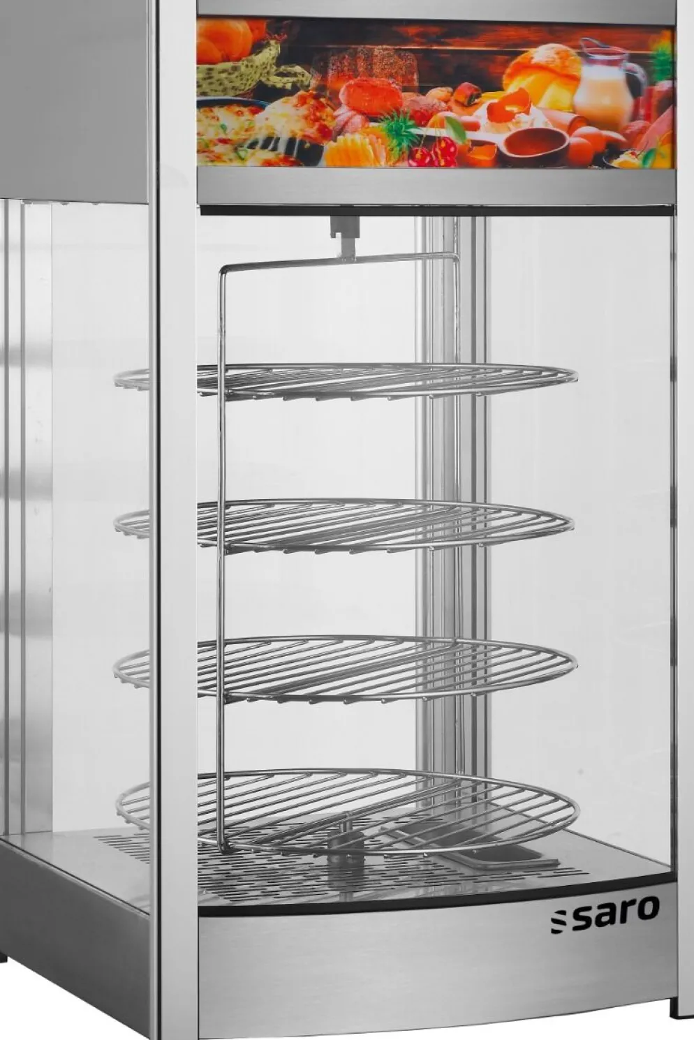 SARO Heiße Theke Warmhaltevitrine NIKLAS, Breite 460mm