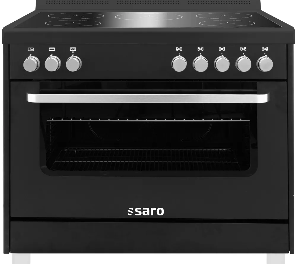 SARO Induktionsherd mit Elektrobackofen TS95IND61N schwarz