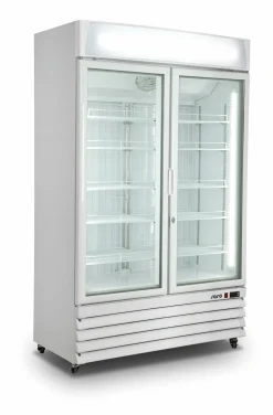 SARO Kühlschrank G 885 mit 2 Glastüren, weiß