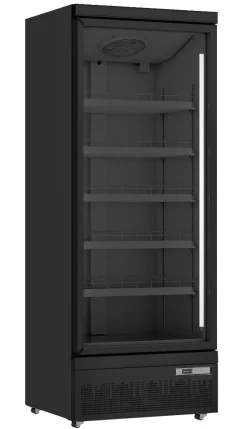 SARO Kühlschrank GTK600 PRO mit Glastür, schwarz