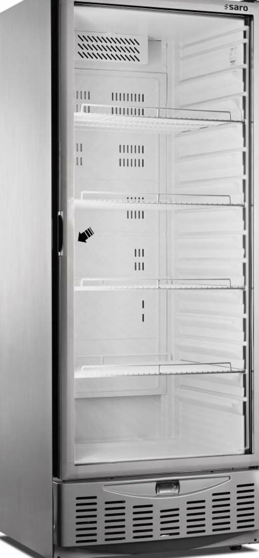 SARO Kühlschrank mit Glastür, Modell MM5 A PV