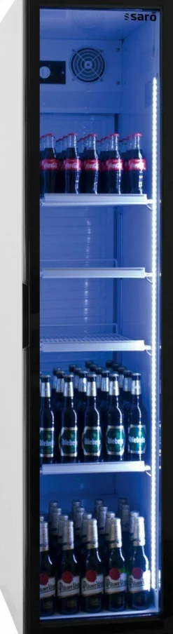 SARO Kühlschrank mit Glastür - schmal, Modell SK 301